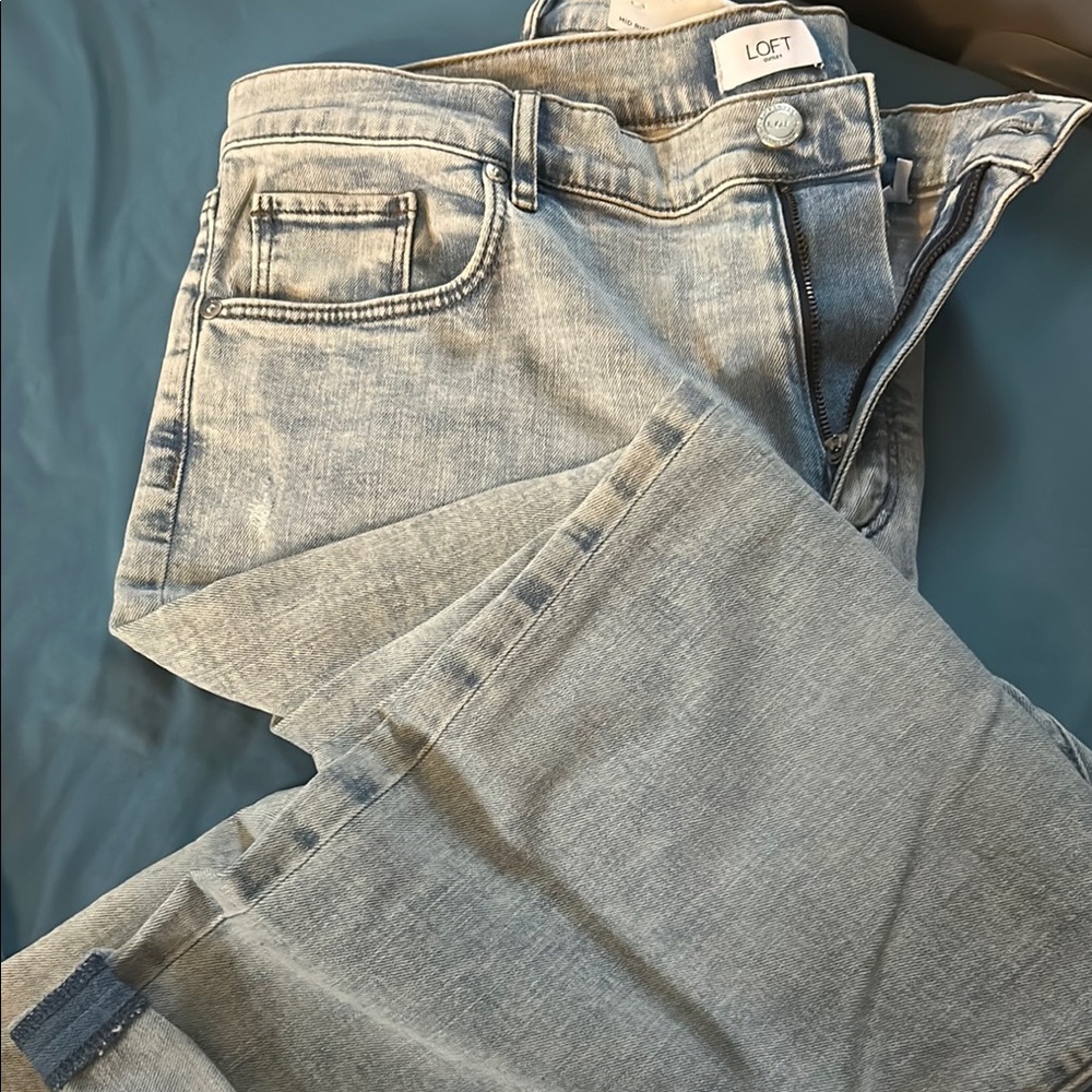 LOFT Light Wash Denim Jeans